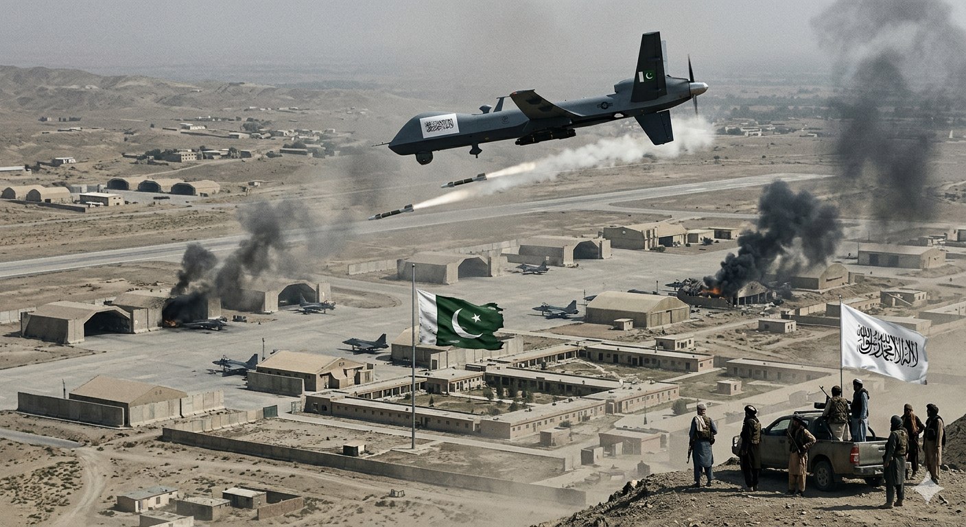 Taliban Drones Hit Nur Khan Base