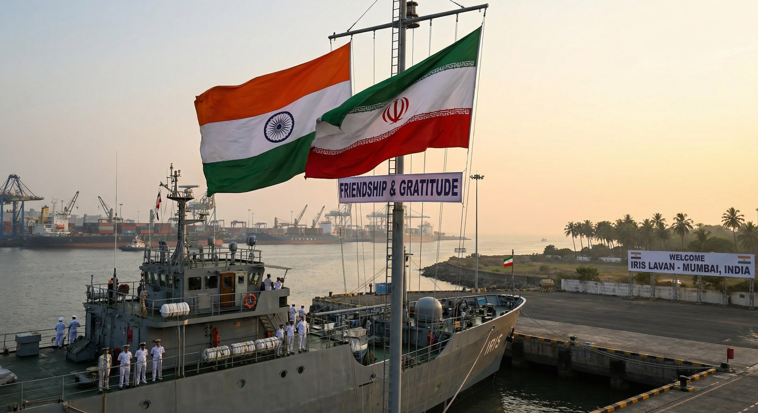 Iranian Warship in Indian Port: Humanitarian Shelter Amid US-Iran Tensions