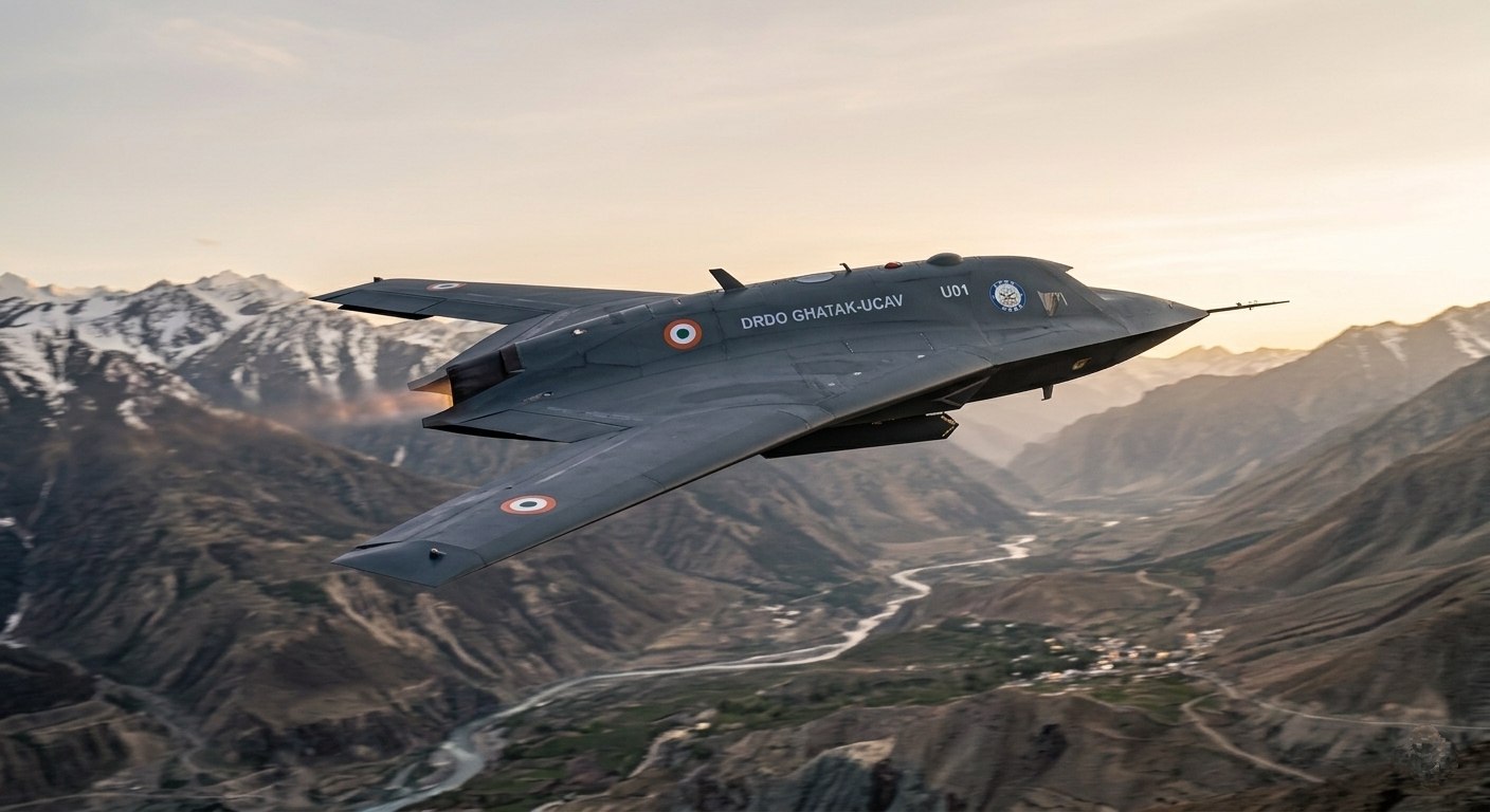 DRDO Builds Stealth Ghatak UCAV for Deep Strike